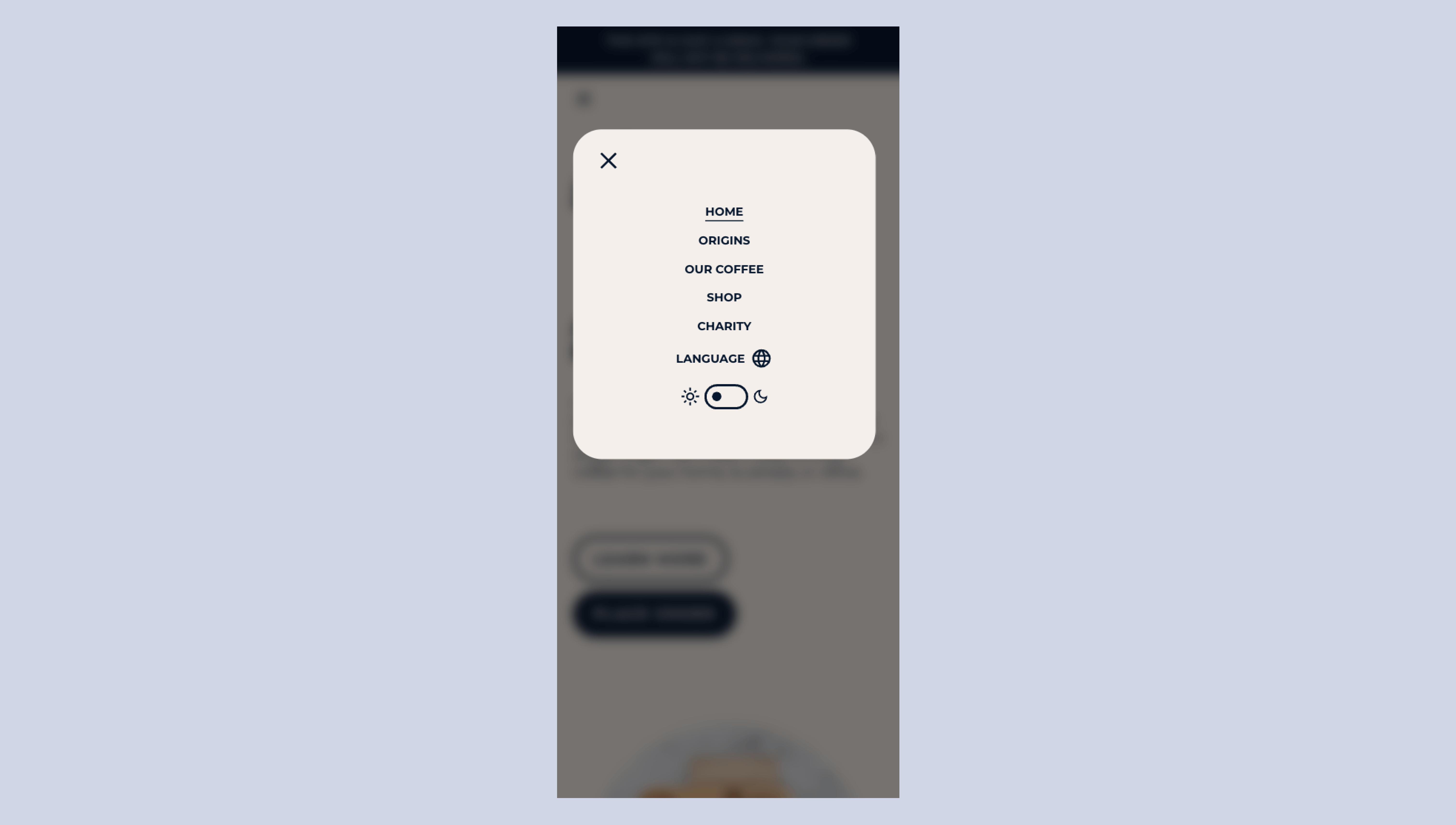 After Mobile Menu Optimization