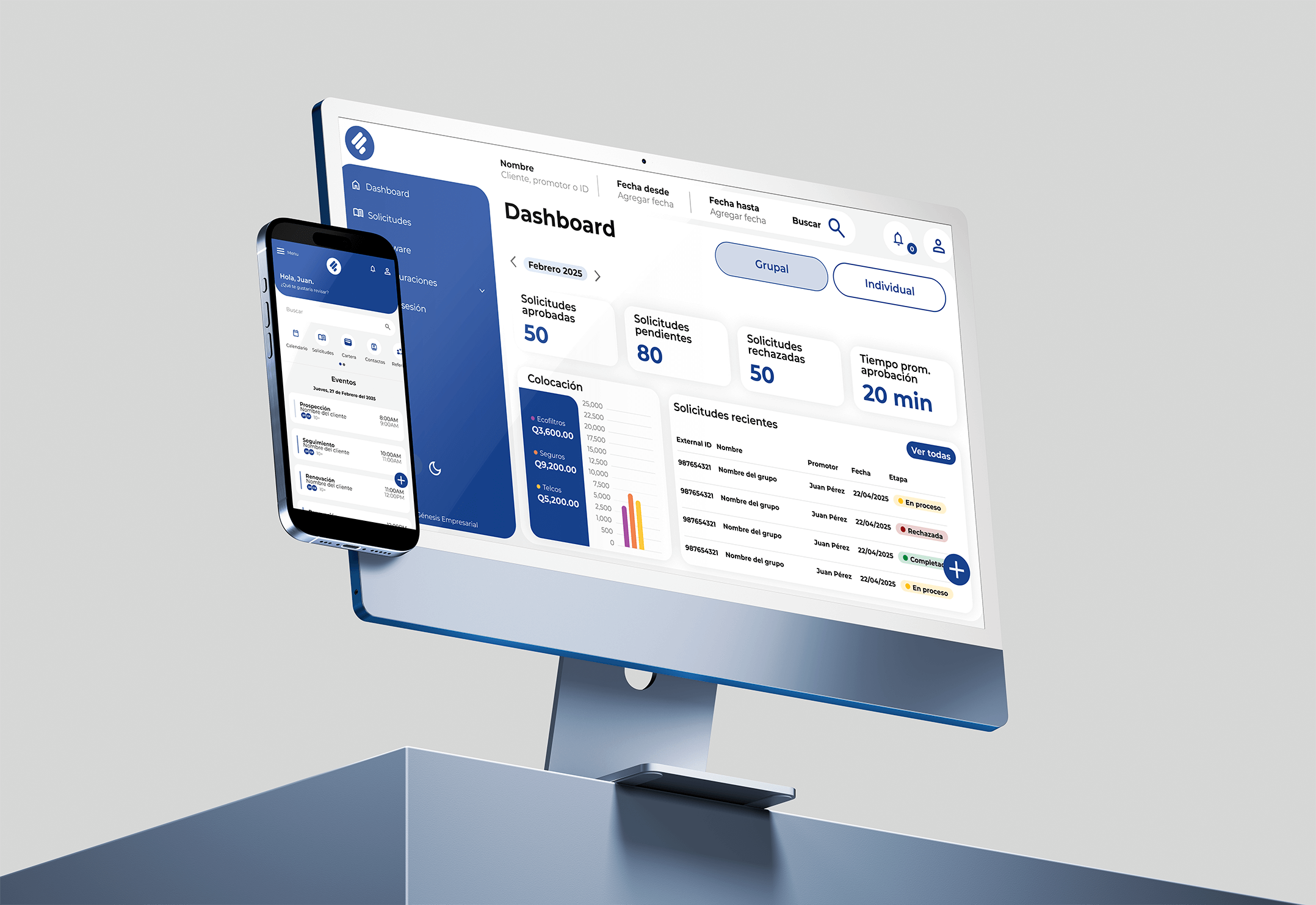GFlow multi-device mockup